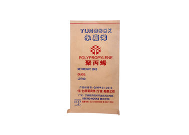 Κίνα Συγκολλήστε την πλαστική τσάντα εγγράφου της Kraft τσαντών εγγράφου με υφαμένο το PP υλικό υφάσματος με θερμότητα προμηθευτής