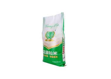 Κίνα Διπλές συσκευάζοντας τσάντες ρυζιού εκτύπωσης υφαμένες PP με το σαφές ράβοντας νήμα παραθύρων προμηθευτής