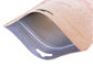 Ανθεκτικές τσάντες καφετιού εγγράφου της Kraft με ευθυγραμμισμένο cOem αντίστασης υγρασίας φερμουάρ το φύλλο αλουμινίου προμηθευτής