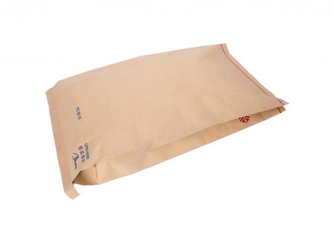Η ενιαία/διπλή ραμμένη τοποθετημένη σε στρώματα πλαστική τσάντα εγγράφου τσιμέντου, συγκολλά τις τσάντες εγγράφου