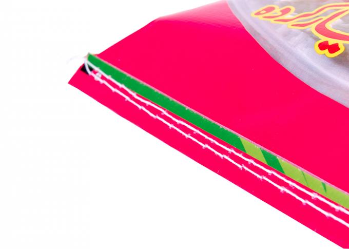 Πλαστική χρώματος εκτύπωσης υφαμένη PP τσάντα ελασματοποίησης τσαντών BOPP ρυζιού συσκευάζοντας