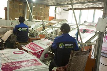 Pearlized Bopp υφαμένες PP τσάντες τσαντών ρυζιού συσκευάζοντας για το ρύζι συσκευασίας