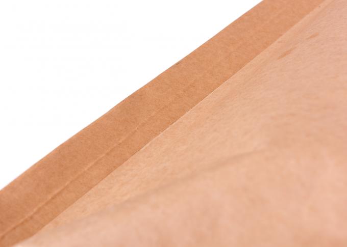 Ziplock εγγράφου της Kraft οι τσάντες βαθμού τροφίμων με συγκολλούν υφαμένο το PP πλαστικό που τοποθετείται με θερμότητα