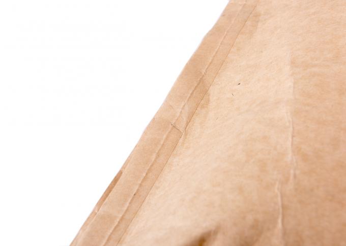 Τοποθετημένες σε στρώματα PP τσάντες συσκευασίας τροφίμων εγγράφου της Kraft με ενιαίο/διπλός ραμμένος