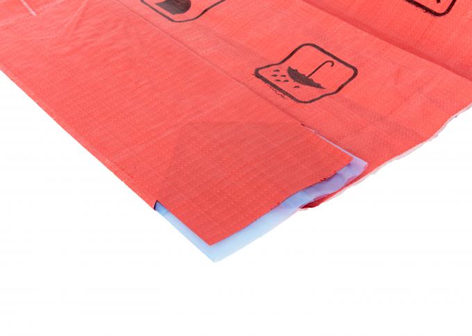 Σφραγισμένες πλαστικές τσάντες αποθήκευσης εγγράφου τσιμέντου βαλβίδα, υφαμένες πλαστικές τσάντες Gusseted εγγράφου της Kraft PP