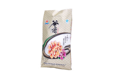 Κίνα Νήμα που ράβει υφαμένες τις PP συσκευάζοντας τσάντες ρυζιού με Gravure που τυπώνουν δευτερεύον Gusset 4.4cm προμηθευτής