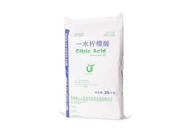 Κίνα Άσπρες υφαμένες υφαμένες τσάντες εγγράφου της Kraft bopp με τη θερμοκόλληση της υγρασίας κατώτατων στομάτων - απόδειξη προμηθευτής