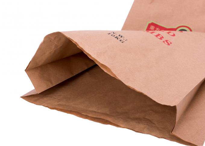 Στάση εγγράφου της Kraft κατώτατων βαλβίδων φραγμών επάνω στη σακούλα για το σύνθετο λίπασμα/τη χημική συσκευασία προϊόντων