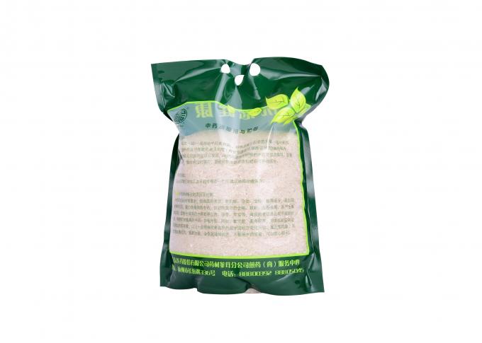 Σαφείς τσάντες βαθμού τροφίμων παραθύρων για το ρύζι/το πρόχειρο φαγητό που συσκευάζει το αδιάβροχο νήμα 17 πυκνά