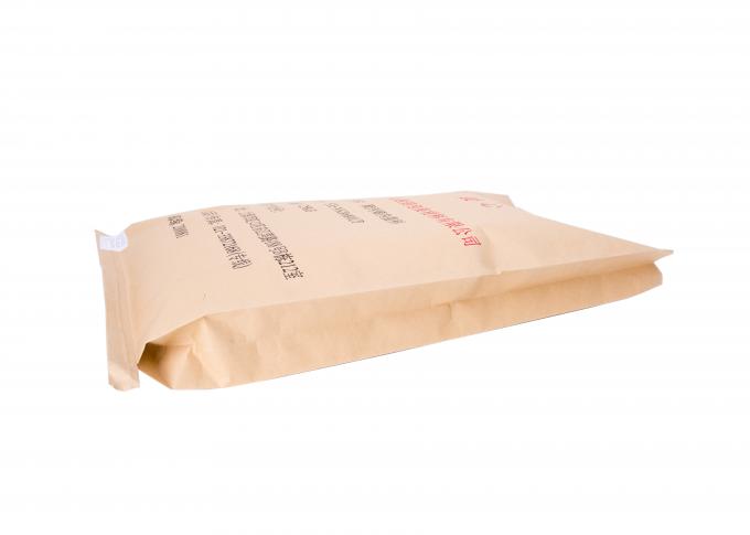 25kg 50kg τοποθετημένες σε στρώματα BOPP υφαμένες PP εξατομικευμένες τσάντες εγγράφου για τα τρόφιμα/τη φαρμακευτική συσκευασία